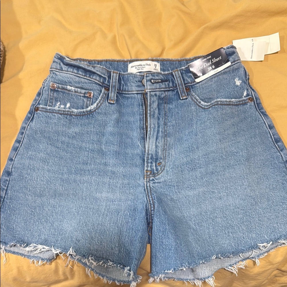 Curve love high rise dad shorts NWT